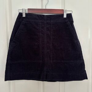 Uniqlo Dark Blue Mini Skirt